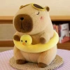 Cute brown capybara plush doll, soft and adorable pillow, children's toy, stuffed doll gift collection Specification image